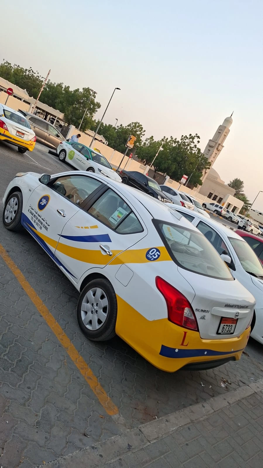 Client training car in Sharjah