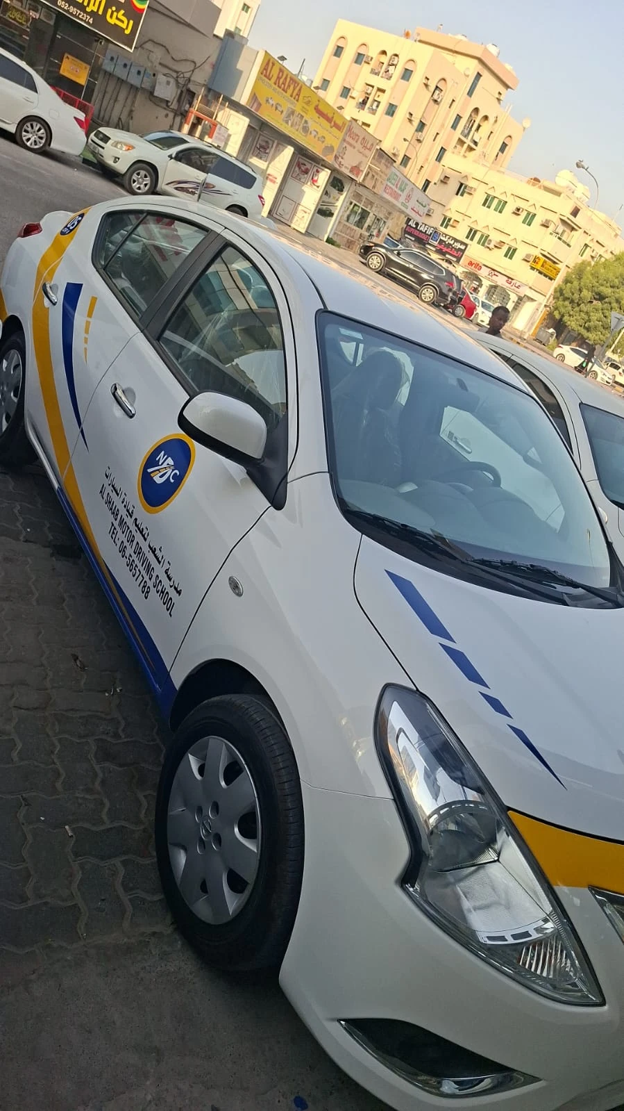 Client training car in Sharjah